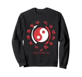 Bruce Lee Red Jeet Kune Do Hybrid Martial Art Yin Yang Sweatshirt