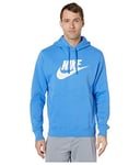 Nike M NSW Club Hoodie PO BB GX Sweat-Shirt Homme, Pacific Blue/Pacific Blue, FR : S (Taille Fabricant : S-T)