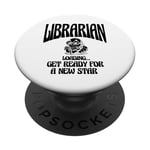 Librarian Loading Get Ready For A New Star Library Book PopSockets Adhesive PopGrip