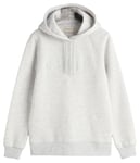 GANT Women's Reg Tonal Shield Hoodie Hooded Sweatshirt , Pale Grey Melange,XXL