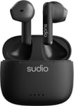 Sudio A1 - True Wireless - Svart