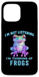 iPhone 13 Pro Max I'm Not Listening Ocean Animals Funny Frog Lover Case