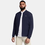 Veste entièrement zippée Under Armour Drive Pro Storm Hybrid pour homme Midnight Bleu Marine / Metallique Argent M