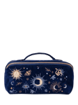 Elizabth Scarlett Boho Mysticism Makeup Bag, Navy