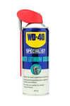 WD-40 Specialist White Lithium Grease Spray 400ml - All-Weather Protection for Heavy-Duty Metal-to-Metal Applications with Smart Straw Applicator