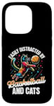 iPhone 14 Pro Love Cats and Basketball - Easily Distracted Case