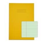 Rhino Special Ex Book A4 48 page Yellow with Tinted Green Paper F8M (P