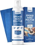 Prinox® 250ml kiillotuspasta -epoksidihartsi, mukaan lukien kiillotuskangas I -epoksihartsi -kiillotus, kiiltävä viimeistely I mikropartikkelitekniikka I Professional Polish epoksihartsille, muovi