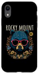 Coque pour iPhone XR Rocky Mount NC Fun Ours portant des lunettes Motif fleurs