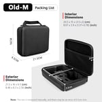 Vamson Large Waterproof Carrying Case PU for Gopro Hero 12/11/10/9/8/7 for DJI O