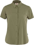 Fjallraven 87037-620 High Coast Lite Shirt SS W Shirt Femme Green Taille XL