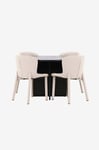 Venture Home - Matbord Strada med Astoria-stol - Beige