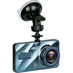 Caméra de surveillance interieur / exterieur Dashcam Avant Arrière,Carte sd 64G,Camera Embarquée Voiture FHD,4' Camera Voiture Grand Angle de 230