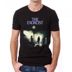 Exorcist Unisex Adult Movie Poster T-Shirt - L