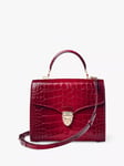 Aspinal of London Mayfair Croc Effect Leather Cross Body Bag