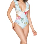 YUMI KIM Women's Forever Yours Jade Sanibel One Piece #Sw151 XXS NWT