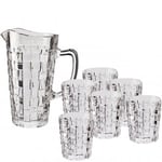 Dorre Glitter 6 st glas och 1 karaff