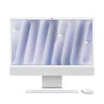 iMac 24-tommer Apple M4 med 10‑kjerners CPU, 10‑kjerners GPU / Glass med nanotekstur / 16 GB / 2 TB SSD / Gigabit Ethernet / Magic Trackpad / Magic Keyboard med Touch ID / Sølv