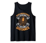 Mens Running Run Never Underestimate An Old Man Marathon Runner Tank Top