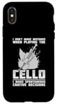 iPhone X/XS Cello Instrument Funny Playing Musical Lesson Case