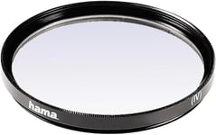 Filtre UV (anti-UV et protection, compensation 2X, traitement antireflet, pour objectifs d'appareils photo 62 mm, O-Haze, traité) Noir