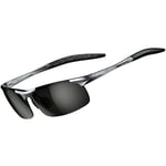 ATTCL Homme Lunettes de Soleil Polarisées Sports Lunette De Soleil Polarisé Al-Mg métal Cadre super léger Gray