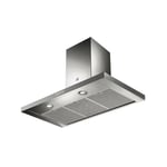 Roblin - Hotte Décorative Murale Aspirante Inox Largeur 90cm Débit d'air 580 m3/h - Inox