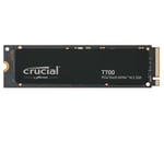 Crucial T700 SSD 4To PCIe Gen5 NVMe M.2 SSD Interne Gaming, jusqu’à 12.400Mo/s, Microsoft DirectStorage, Rétrocompatibilité PCIe 4.0, Disque Dur SSD - CT4000T700SSD3