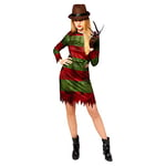 amscan Costume d'Halloween Freddy Krueger 9912548 pour femme Taille 36-38