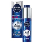 NIVEA MEN Anti-Age Power 2in1 SPF 30 Moisturiser with Hyaluronic Acid 50ml