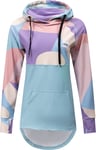 Eivy Women's Icecold Hoodie Top Abstract Pastels, XL