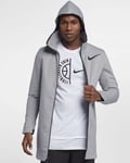 MENS NIKE PROTECT BASKETBALL JACKET SIZE S (857064 012) WOLF GREY / BLACK