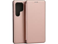 Beline Beline Etui Book Magnetic Samsung S24 Ultra S928 Różowo-Złoty/Rose Gold