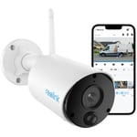 Reolink - 3MP Caméra Surveillance WiFi sans Fil sur Batterie, Audio Bidirectionnel, Détection de Mouvement pir, Vision Nocturne