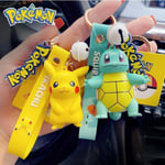 Pokémon Pikachu Bulbasaur Squirtle Charmander Nyckelring Figurer Model 2 Bulbasaur