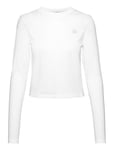 Ck Embro Badge Ls Baby Tee White Calvin Klein Jeans