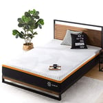 Zinus Matelas 180x200 cm - Hauteur du matelas 25cm - Matelas Cooling Copper en mousse à mémoire de forme et ressorts ensachés - Matelas hybride