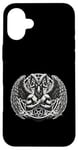 Coque pour iPhone 16 Plus Gothique Occulte Baphomet Goth Dark Magic Punk Rock Death Metal