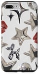 Coque pour iPhone 7 Plus/8 Plus Star Disco Ball & Kisses Rouge à lèvres Collage Star Esthétique