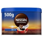 NESCAFÉ Original Decaf Instant Coffee 500g Tin (Pack of 10)