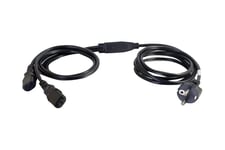 C2G Power Cord Splitter - strøm-splitter - power CEE 7/7 til power IEC 60320 C13 - 3 m