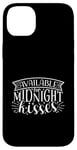 Coque pour iPhone 14 Plus Disponible pour Midnight Kisses New Year Party Design