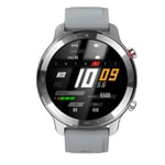 Smartwatch Montre Intelligente pour Hommes Femmes, Moniteur de Sommeil Cardiofréquencemètre Tensiomètre Suivi D'activité Calorique, Montre Intelligente pour Téléphones Android iOS,Gris