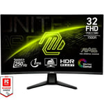 MSI MAG 32C6X - 31.5'' FHD VA 250Hz 1ms HDR Curved Gaming Monitor 9S6-3DD41M-012