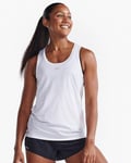 2XU Womens Light Speed Tech Singlet, White/Silver Reflective, L