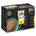 Økonomipakke: 144 x 85 g Sheba portionsposer - Sauce Collection (And, Kylling, Fjerkræ, Kalkun)