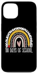 iPhone 13 100 Days Of School Teacher Rainbow 100th Day Of School Kids Case