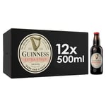 Guinness Original Extra Stout, 4.2% vol, 12 x 500ml Beer Bottles, Medium & Balanced, Bitter & Sweet, Rich Creamy Head, Crafted from Quality Malt, Hops & Irish Barley