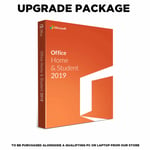 Microsoft Office 2019 Home and Student Upgrade to be bought with PC/Laptop -