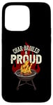 Coque pour iPhone 15 Pro Max Char-Broiled & Proud Grill Grill Pit Master BBQ Fire